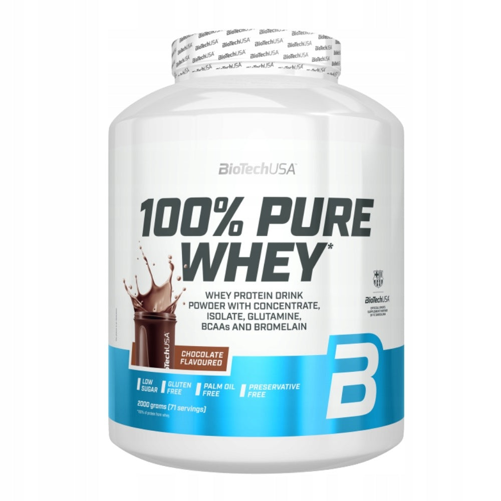 BIOTECH 100% PURE WHEY 2000g HIGH PROTEIN CONDITIONER WPI PROTEIN WPC Expiration date at least six months from the date of purchase