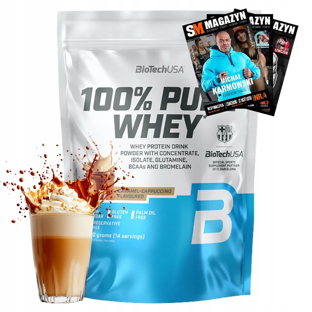 BIOTECH 100% PURE WHEY 400 g BCAA AMINO ACIDS REGENERATION STRENGTH WPC WPI