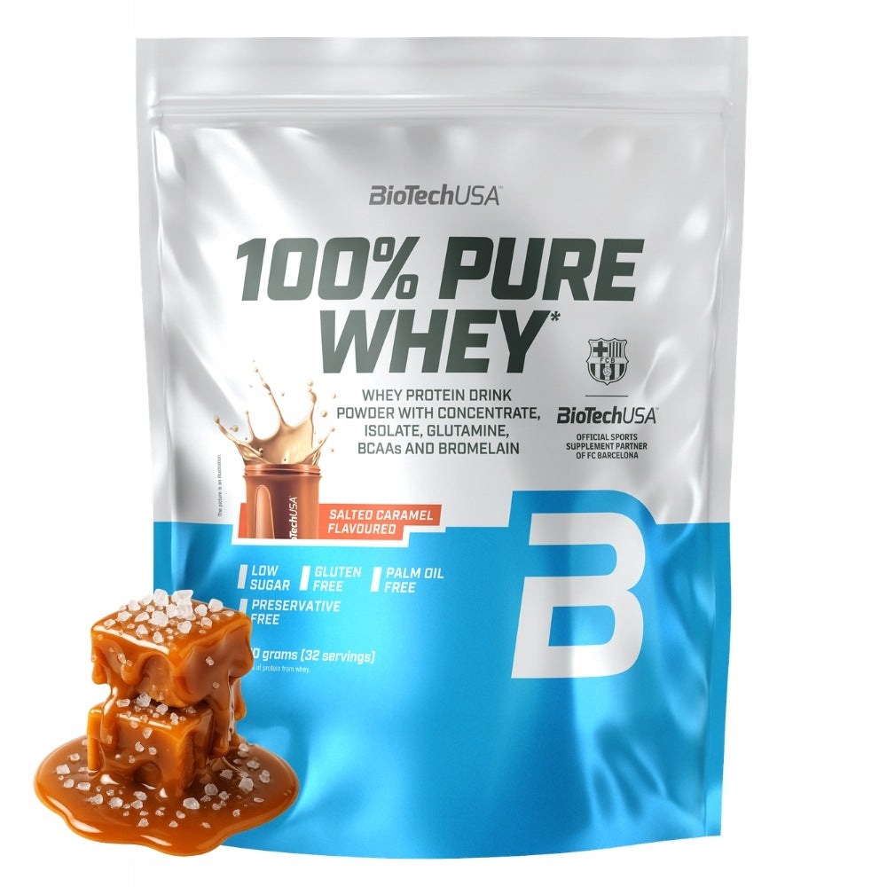 BIOTECH 100% PURE WHEY 900 g PROTEIN SUPPLEMENT MUSCLE MASS ENDURANCE
