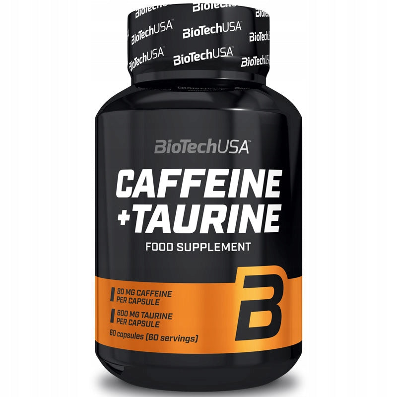 BIOTECH CAFFEINE + TAURINE | CAFFEINE TAURINE ENERGY STRENGTH 60 CAPS