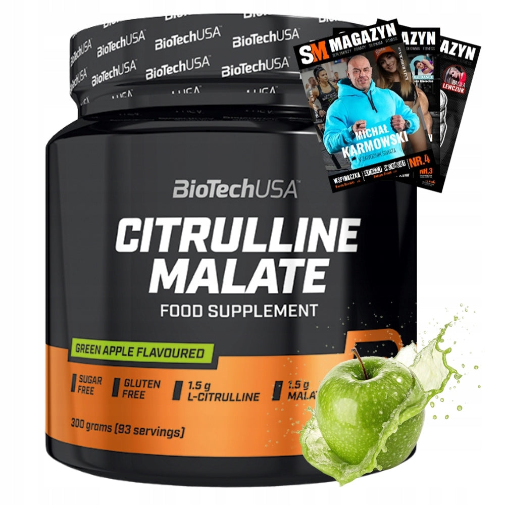 BIOTECH CITRULLINE MALATE 300g CITRULLINE AMINO ACID REGENERATION STRENGTH