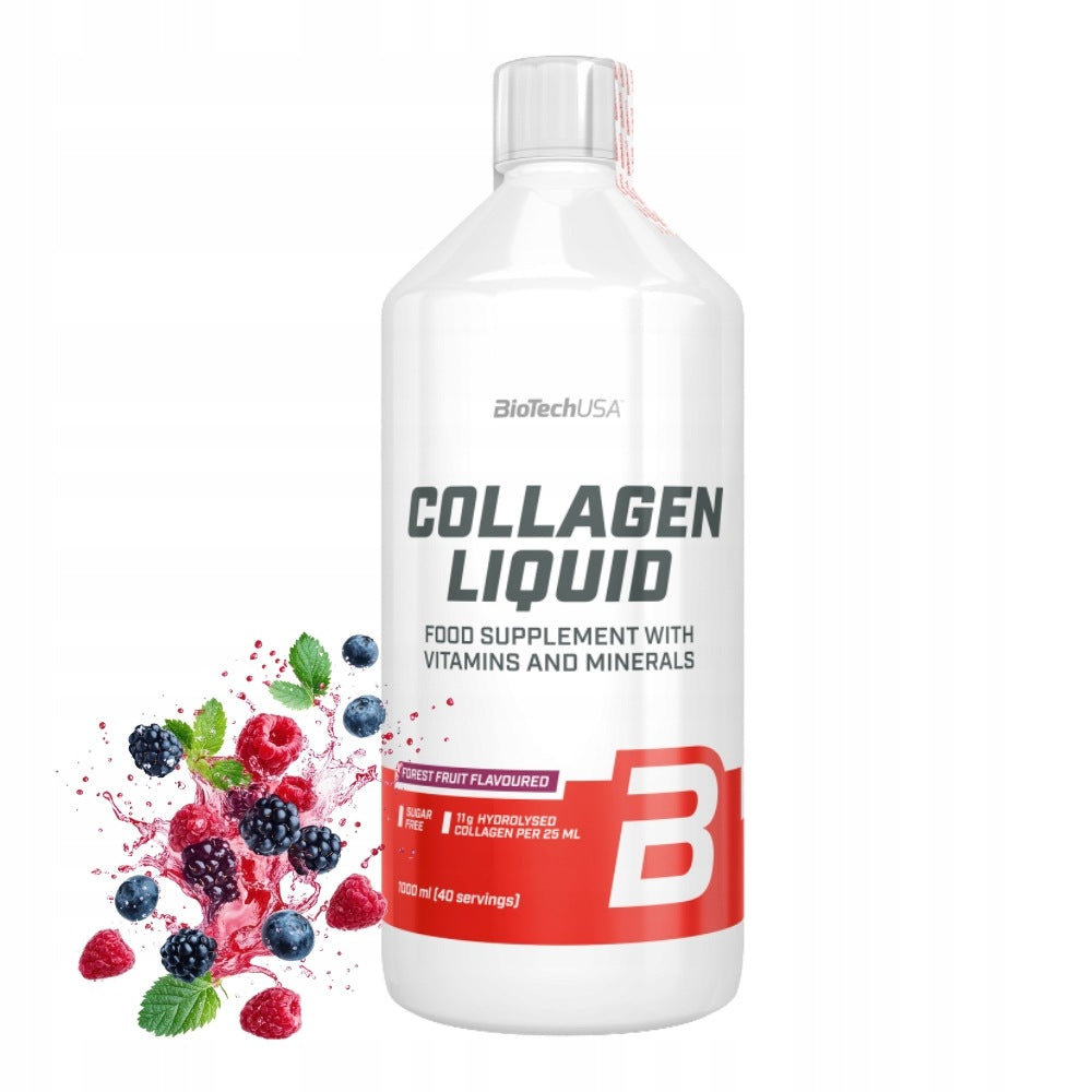 BIOTECH COLLAGEN LIQUID 1000 ml BONES JOINTS STRESS SKIN IMMUNITY