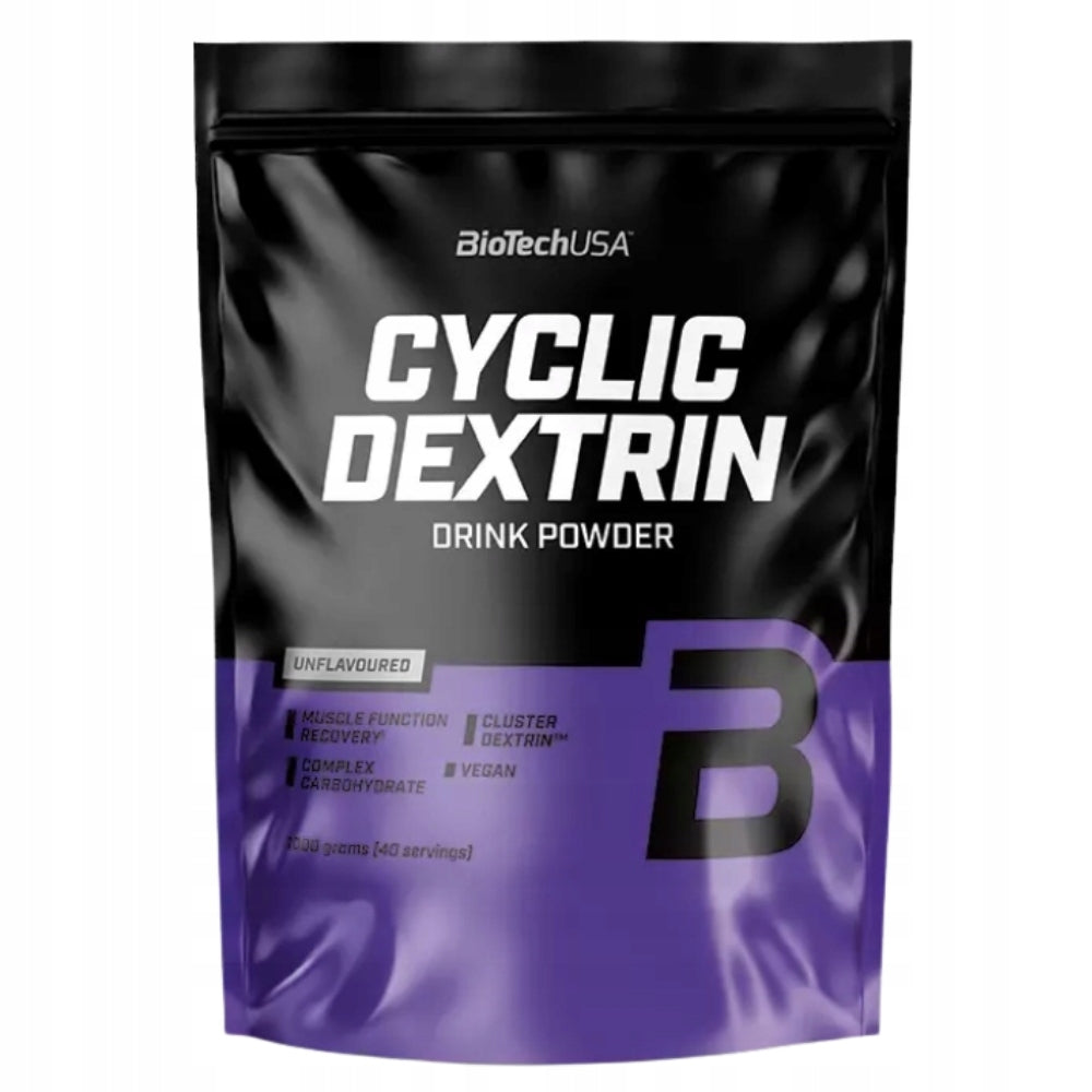 BIOTECH CYCLIC DEXTRIN 1kg CARBOHYDRATE ENERGY DURING INTENSE EXERCISE Expiration date at least six months from the date of purchase