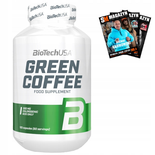 BIOTECH GREEN COFFEE 120 kaps GREEN COFFEE CHROME