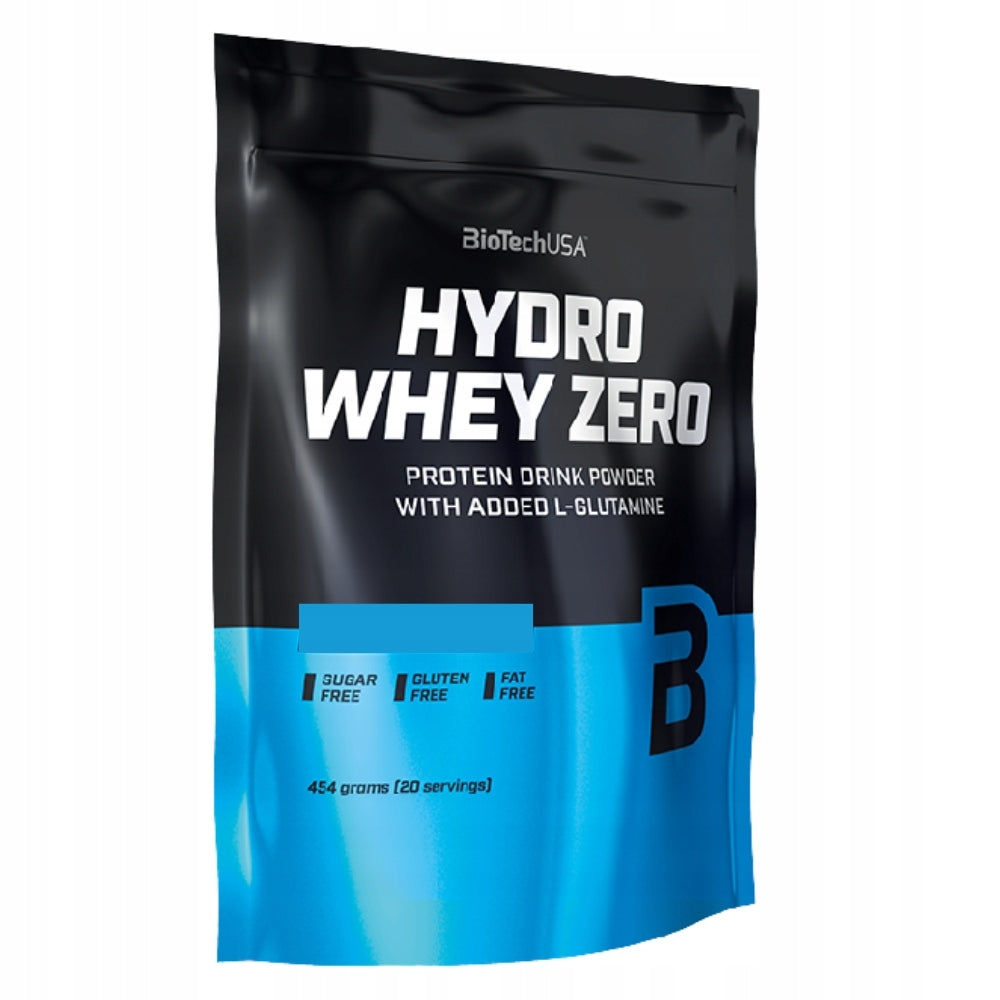 BIOTECH HYDRO WHEY ZERO 454 g HYDROLYZATE PROTEIN Expiration date at least six months from the date of purchase