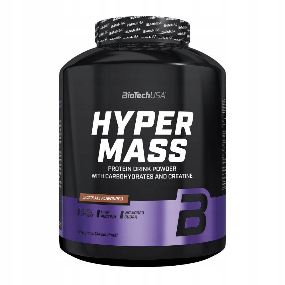 BIOTECH HYPER MASS 2270g GAINER CARBOHYDRATES PROTEIN MASS Expiration date at least six months from the date of purchase