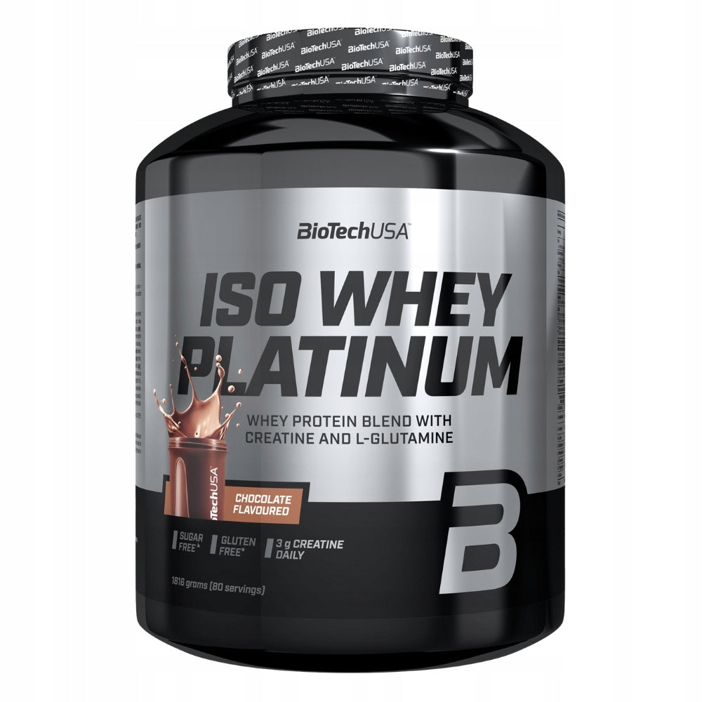 BIOTECH ISO WHEY PLATINUM 1816 g INCREASE IN MUSCLE MASS STRENGTH ENDURANCE EAN (GTIN) 5999076262533