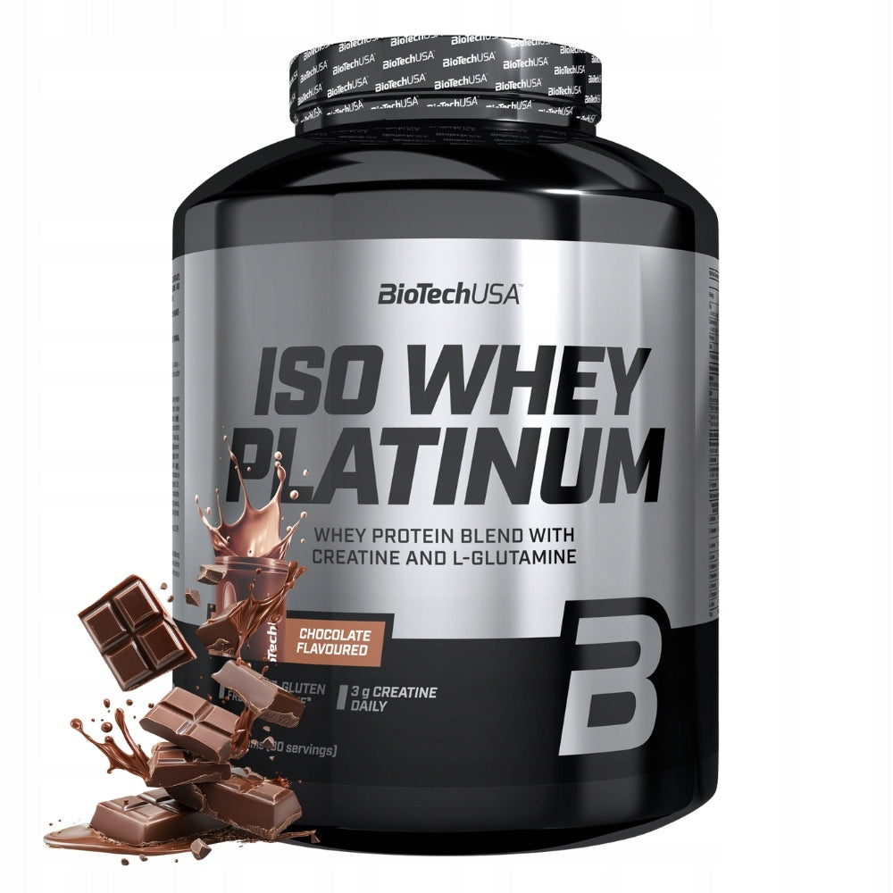 BIOTECH ISO WHEY PLATINUM 1816 g INCREASE IN MUSCLE MASS STRENGTH ENDURANCE