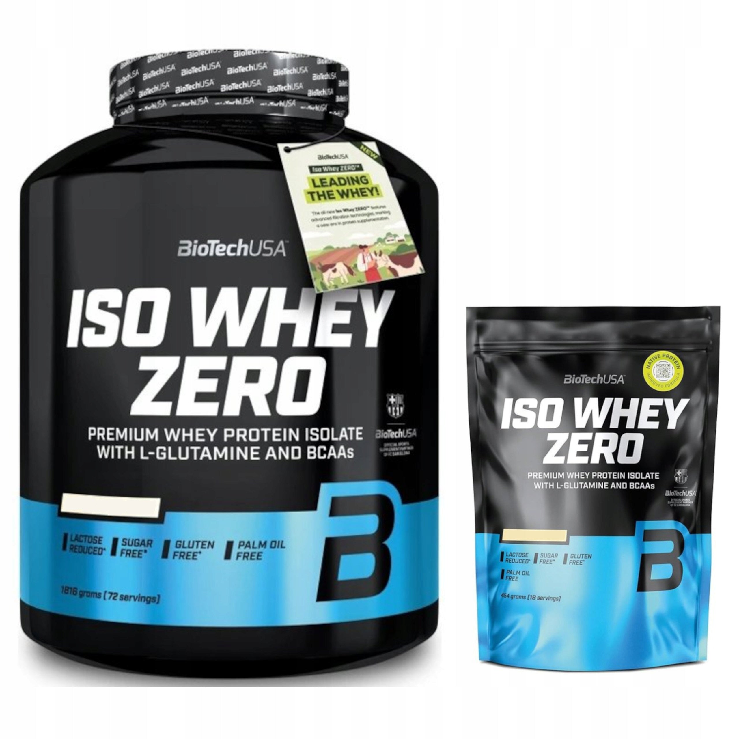 BIOTECH ISO WHEY ZERO 2270g ISOLATE PROTEIN Lactose Free Gluten WPI Chocolate