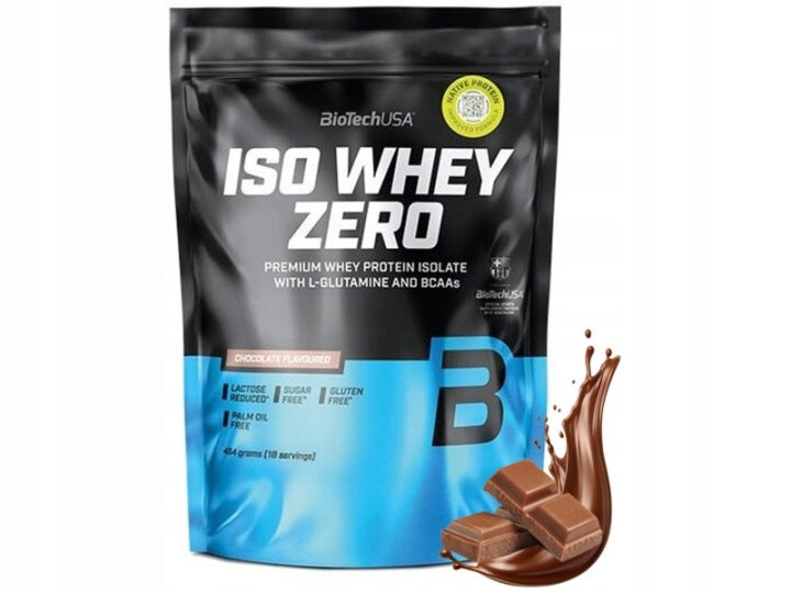 BIOTECH ISO WHEY ZERO - 454G WHEY ISOLATE REGENERATION CHOCOLATE REDUCTION Packaging status original