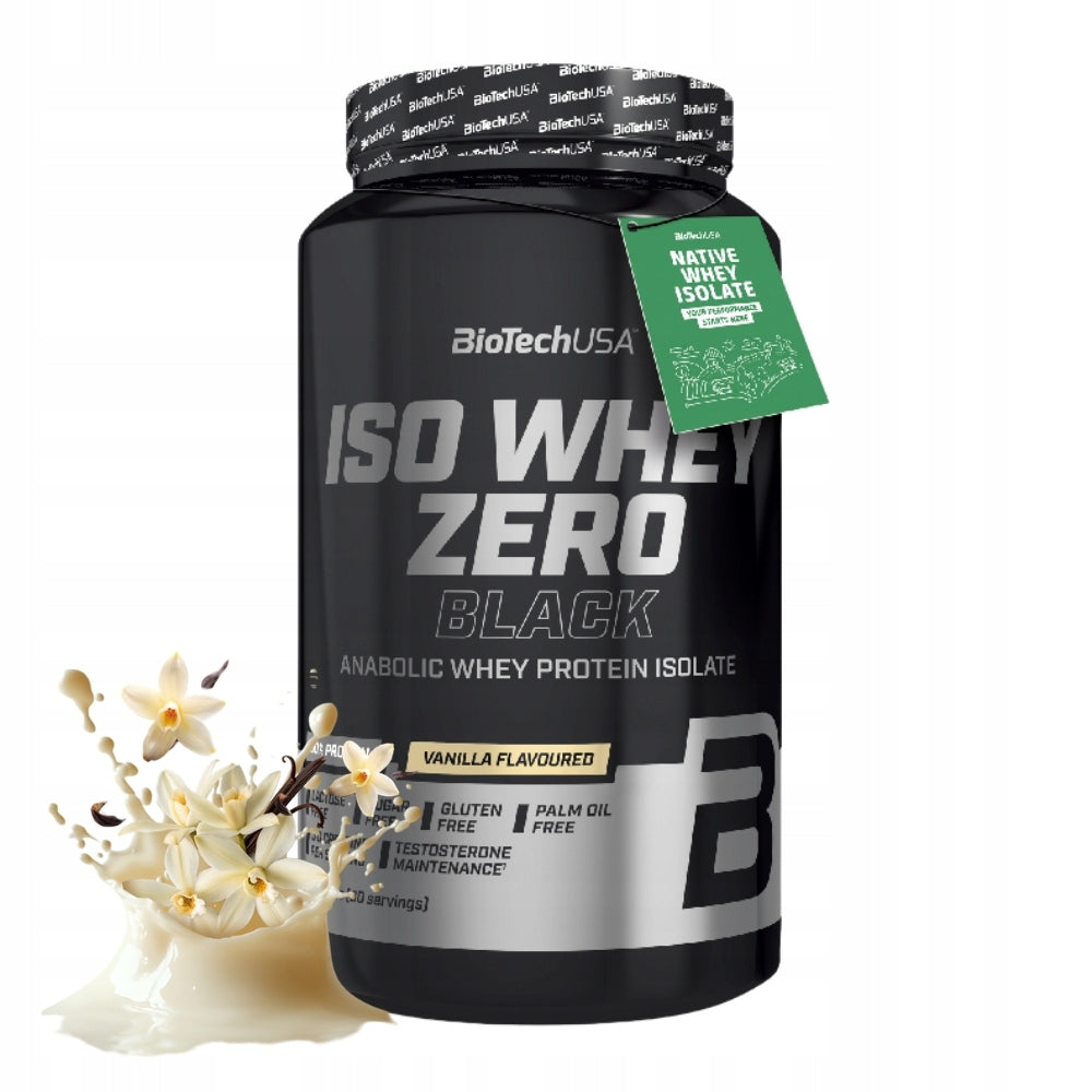BIOTECH ISO WHEY ZERO BLACK 908g BCAA ISOLATE WHEY PROTEIN CREATINE ZINC