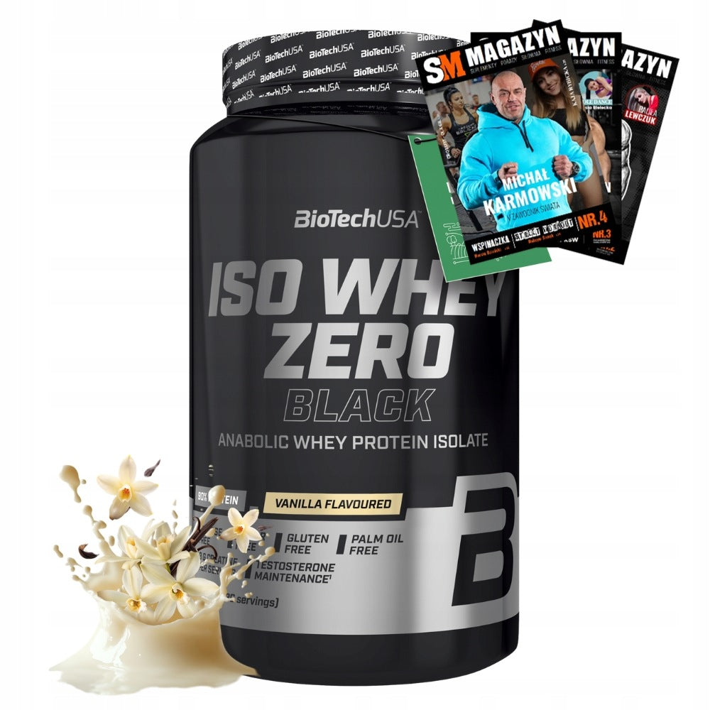 BIOTECH ISO WHEY ZERO BLACK 908g HIGH PROTEIN CONDITIONER CREATINE MONOHYDRATE