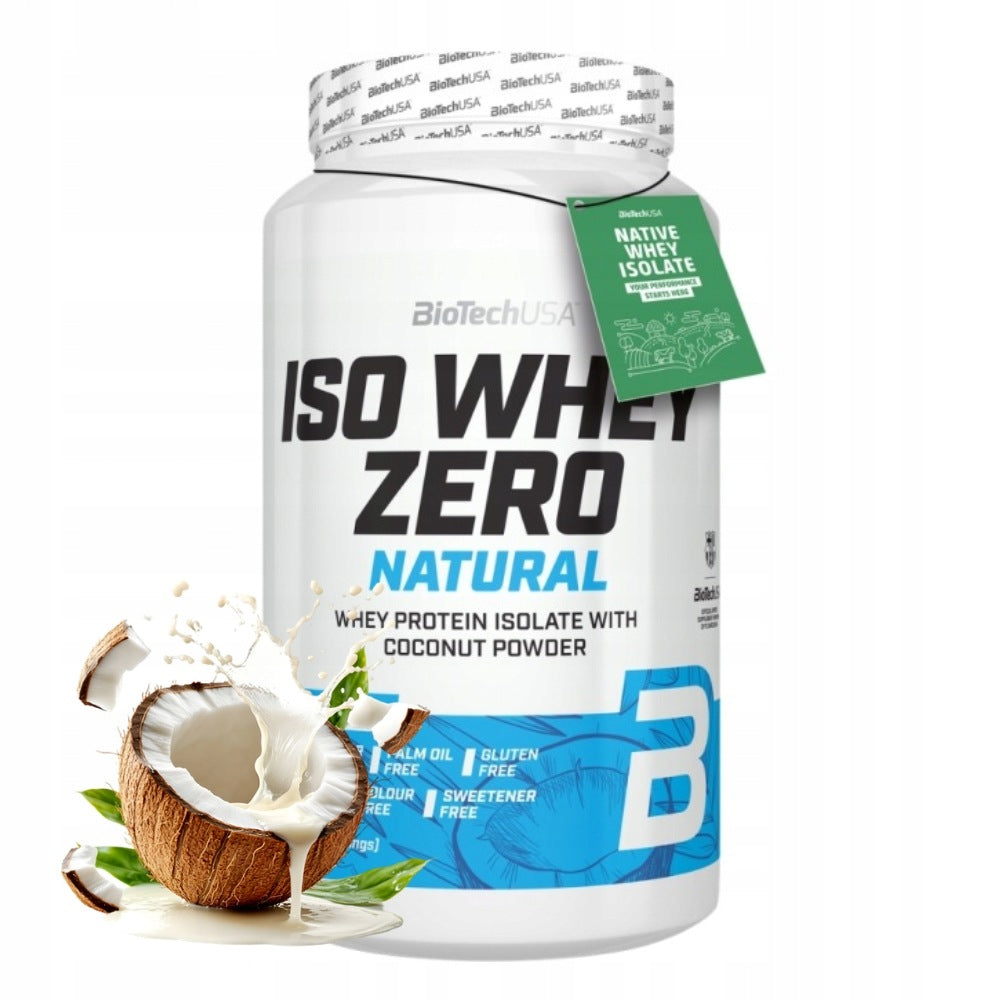 BIOTECH ISO WHEY ZERO NATURAL 908g PROTEIN SUPPLEMENT MUSCLE MASS