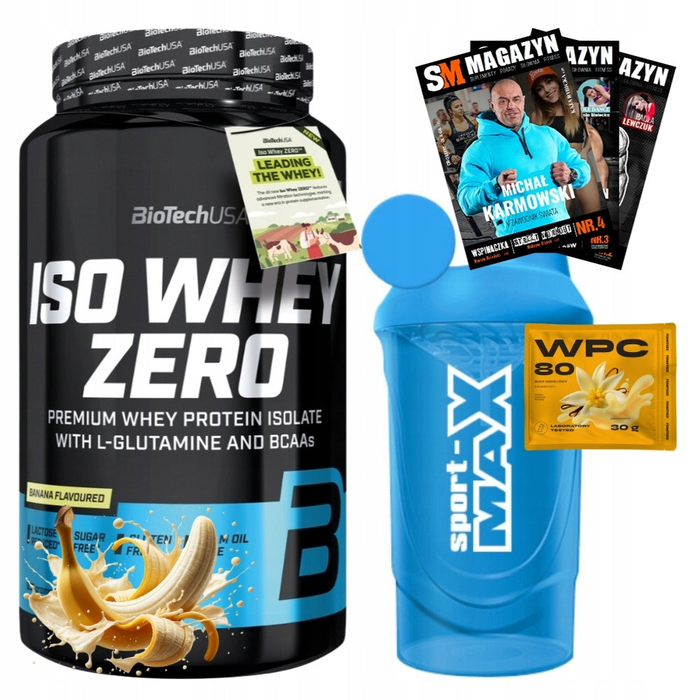 BIOTECH ISO WHEY ZERO WHEY ISOLATE WPI BCAA MASS STRENGTH REGENERATION 908 g