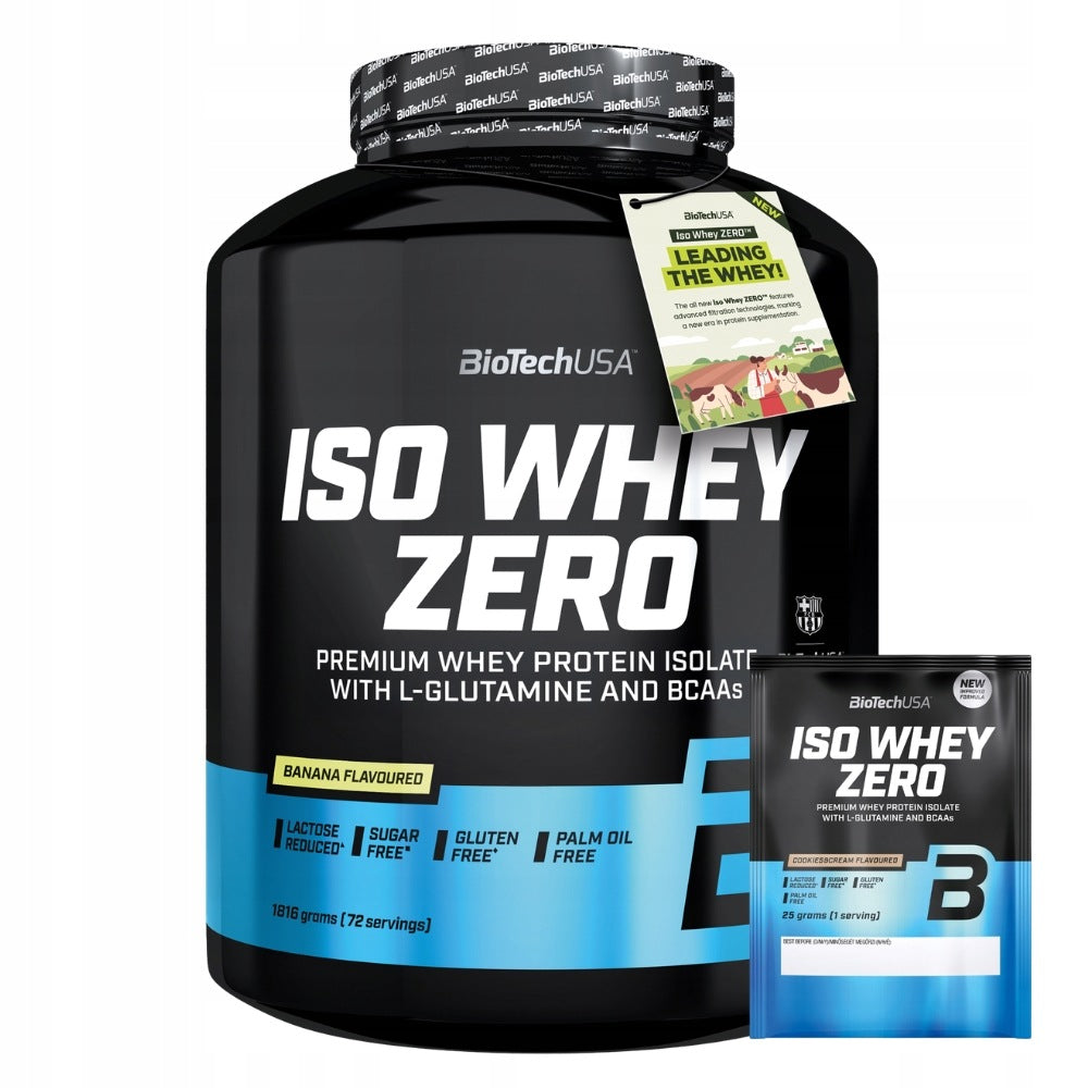 BIOTECH ISOLATE USA ISO WHEY ZERO 1816 G + 25 G REGENERATION SUPPORT Expiration date at least six months from the date of purchase