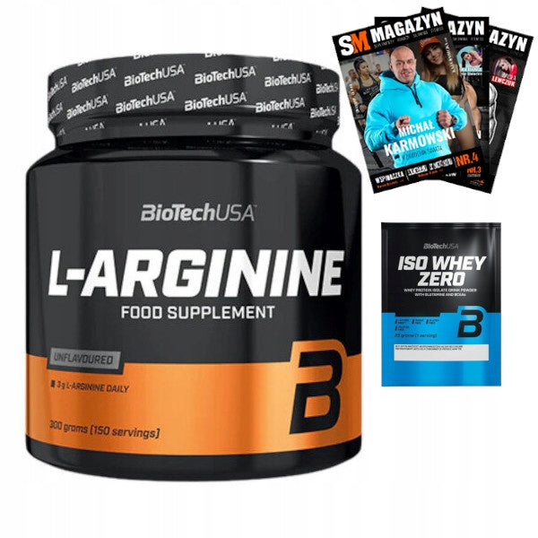 BIOTECH L-ARGININE 300g PUMP MUSCLES STRENGTH