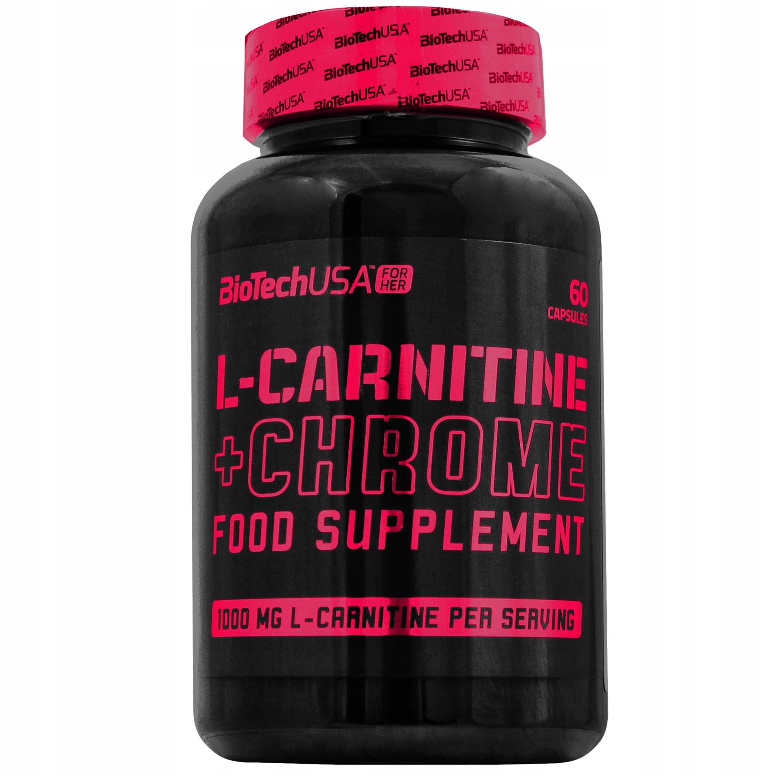 BIOTECH L-CARNITINE+CHROME 60caps. BURNER FOR WOMEN Weight 200 g