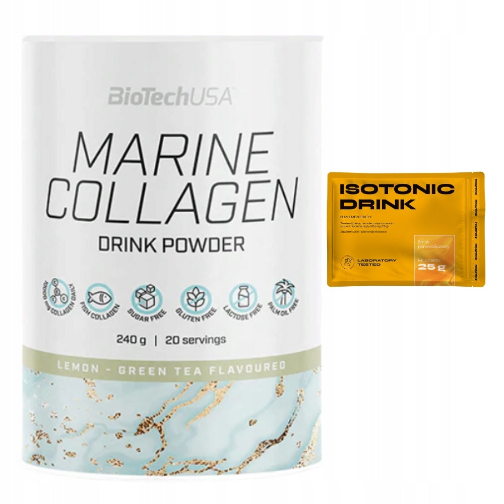 BIOTECH MARINE COLLAGEN HYDROLYSED COLLAGEN 240 G+ nowmax ISOTONIC DRINK EAN (GTIN) 5999076249176