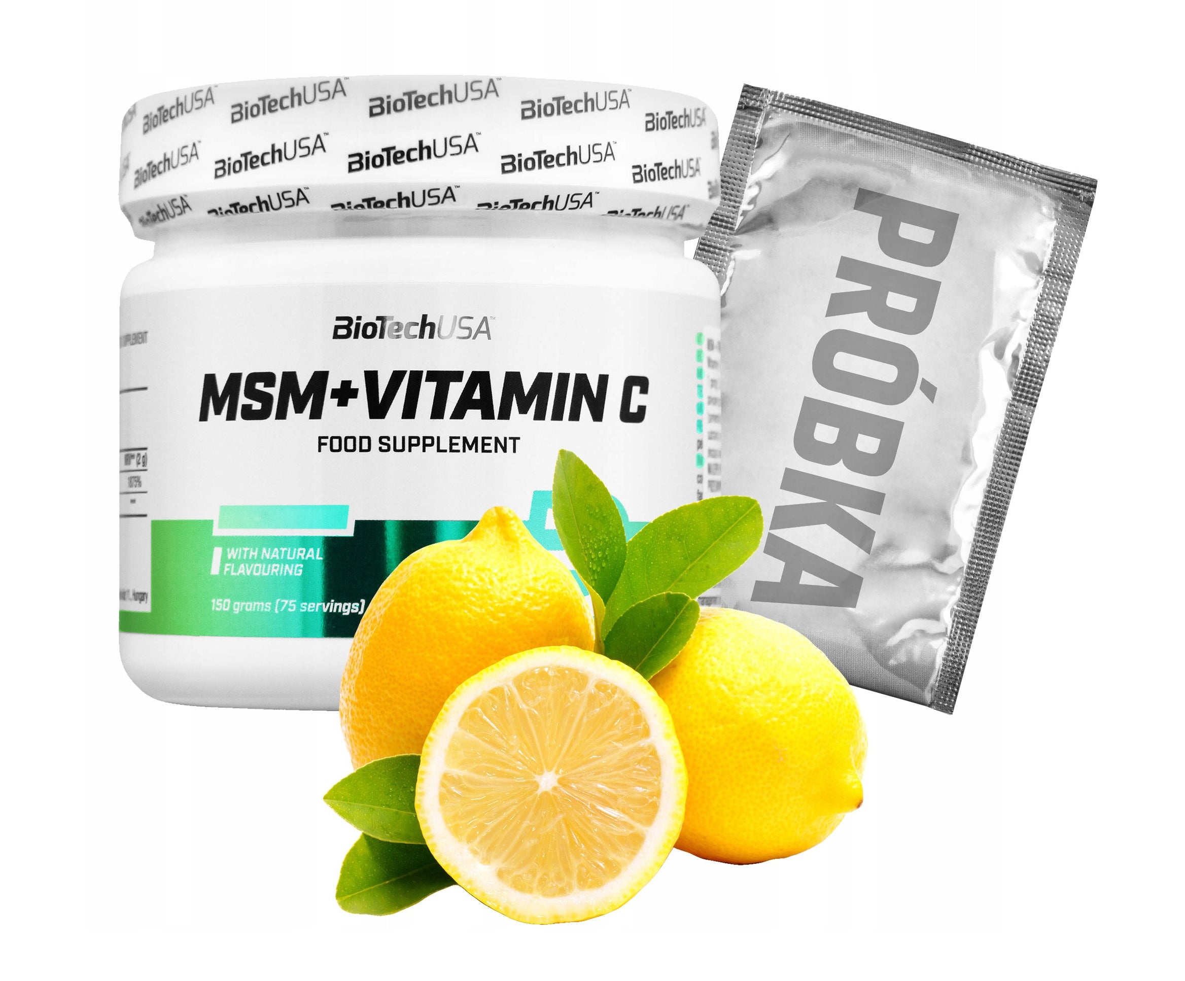 BIOTECH MSM + VITAMIN C 150G HEALTHY JOINTS LEMON