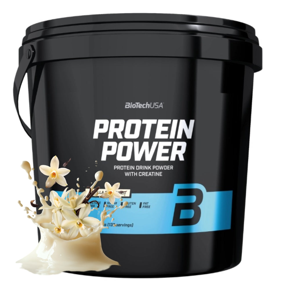 BIOTECH PROTEIN POWER 4000g PROTEIN SUPPLEMENT MUSCLE MASS ENERGY AND STRENGTH