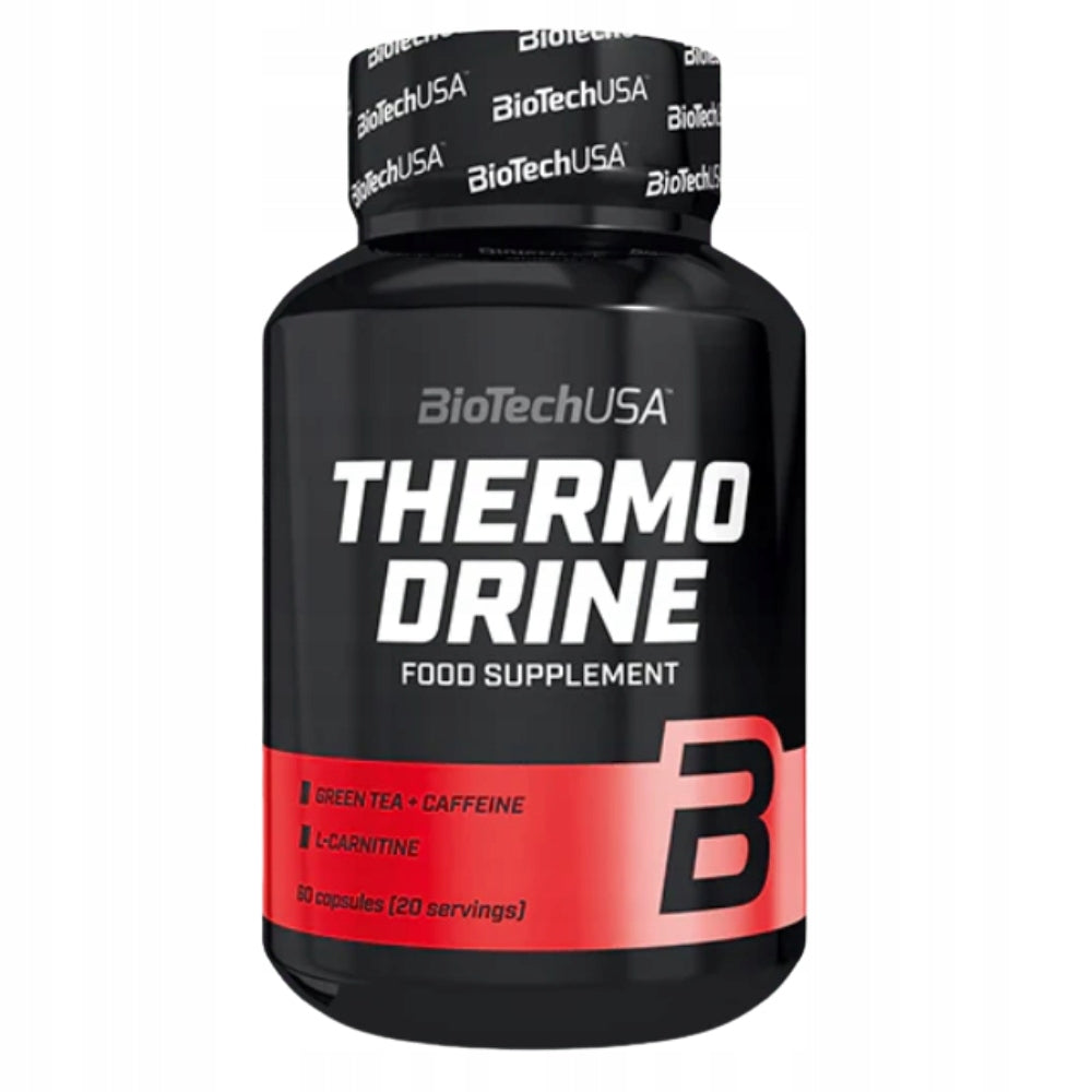 BIOTECH THERMO DRINE 60 caps CARNITINE TEA LEAF EXTRACT CAFFEINE