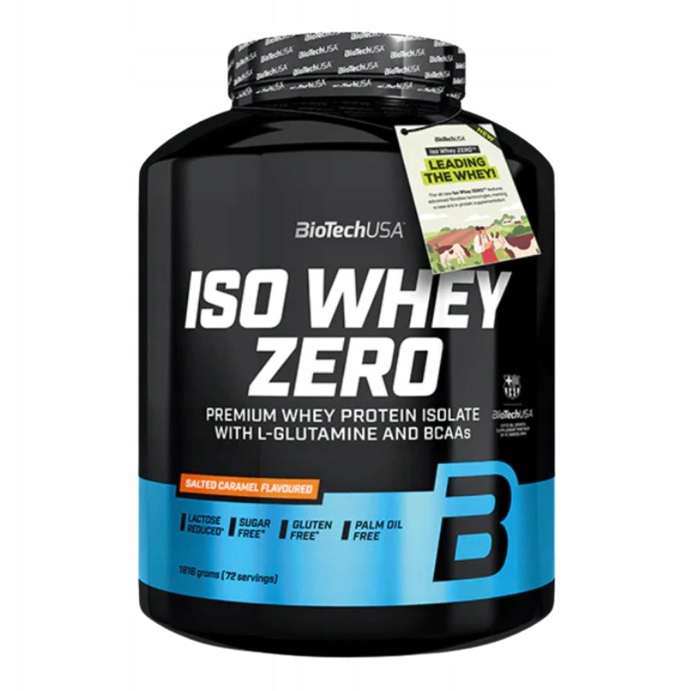 BIOTECH USA ISO WHEY ZERO 1816 g – WHEY PROTEIN ISOLATE EAA CAA NAA Expiration date at least six months from the date of purchase
