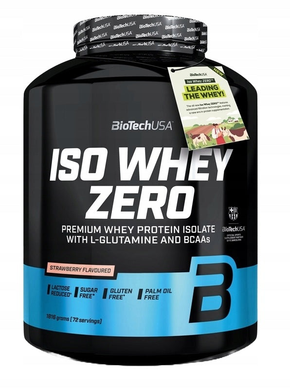 BIOTECH USA ISO WHEY ZERO 1816g FLAVOUR: STRAWBERRY