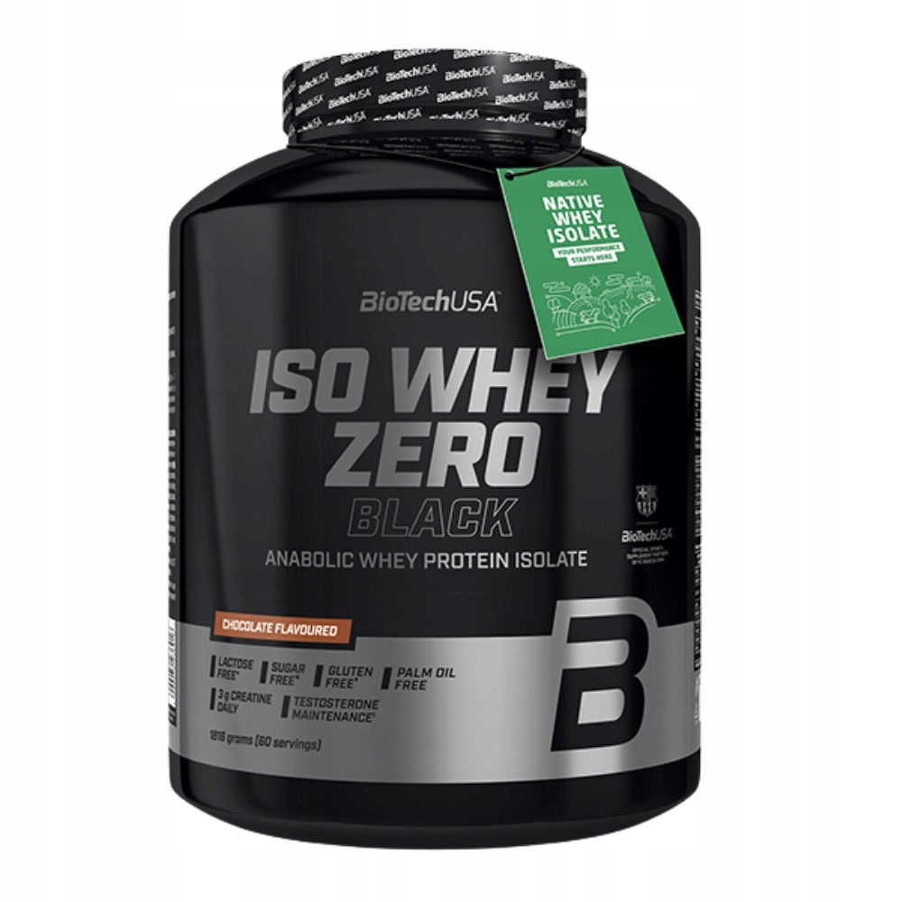BIOTECH USA ISO WHEY ZERO BLACK 1816 g – PURE WHEY PROTEIN ISOLATE Expiration date at least six months from the date of purchase