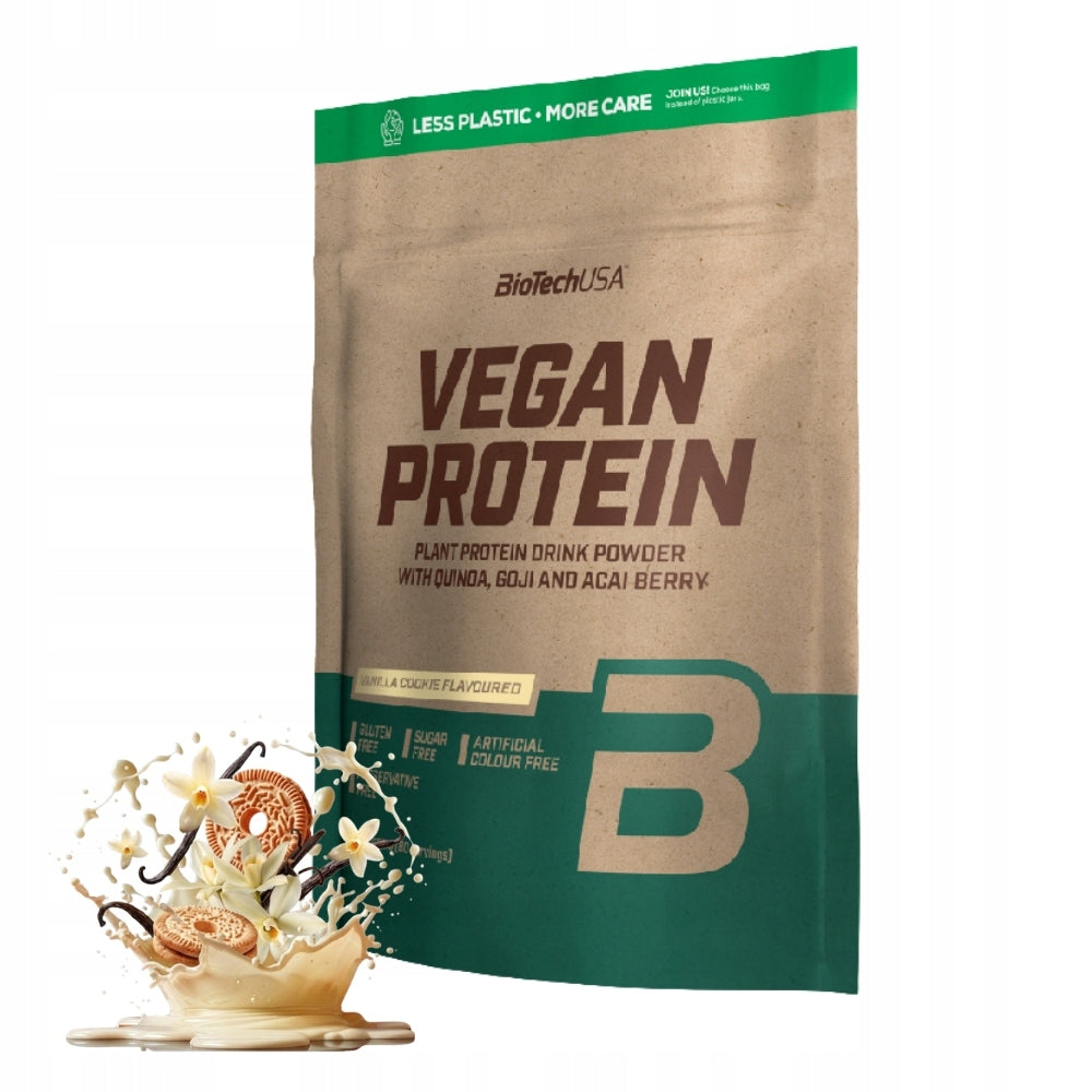 BIOTECH VEGAN PROTEIN 500 g VEGAN PROTEIN VEGETARIAN STRENGTH