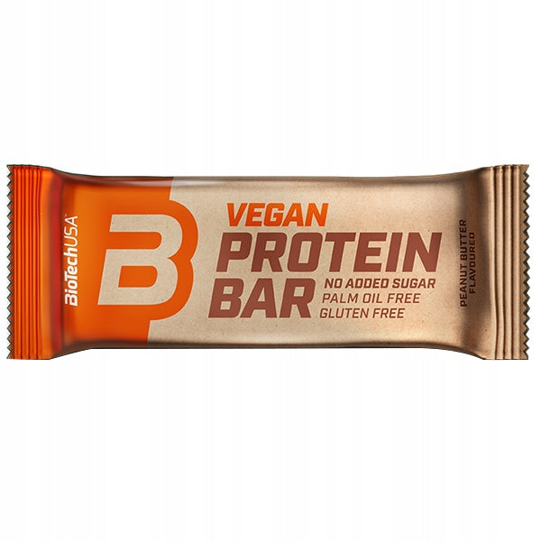 BIOTECH VEGAN PROTEIN BAR 50G VEGAN VEGETARIAN Expiration date at least six months from the date of purchase