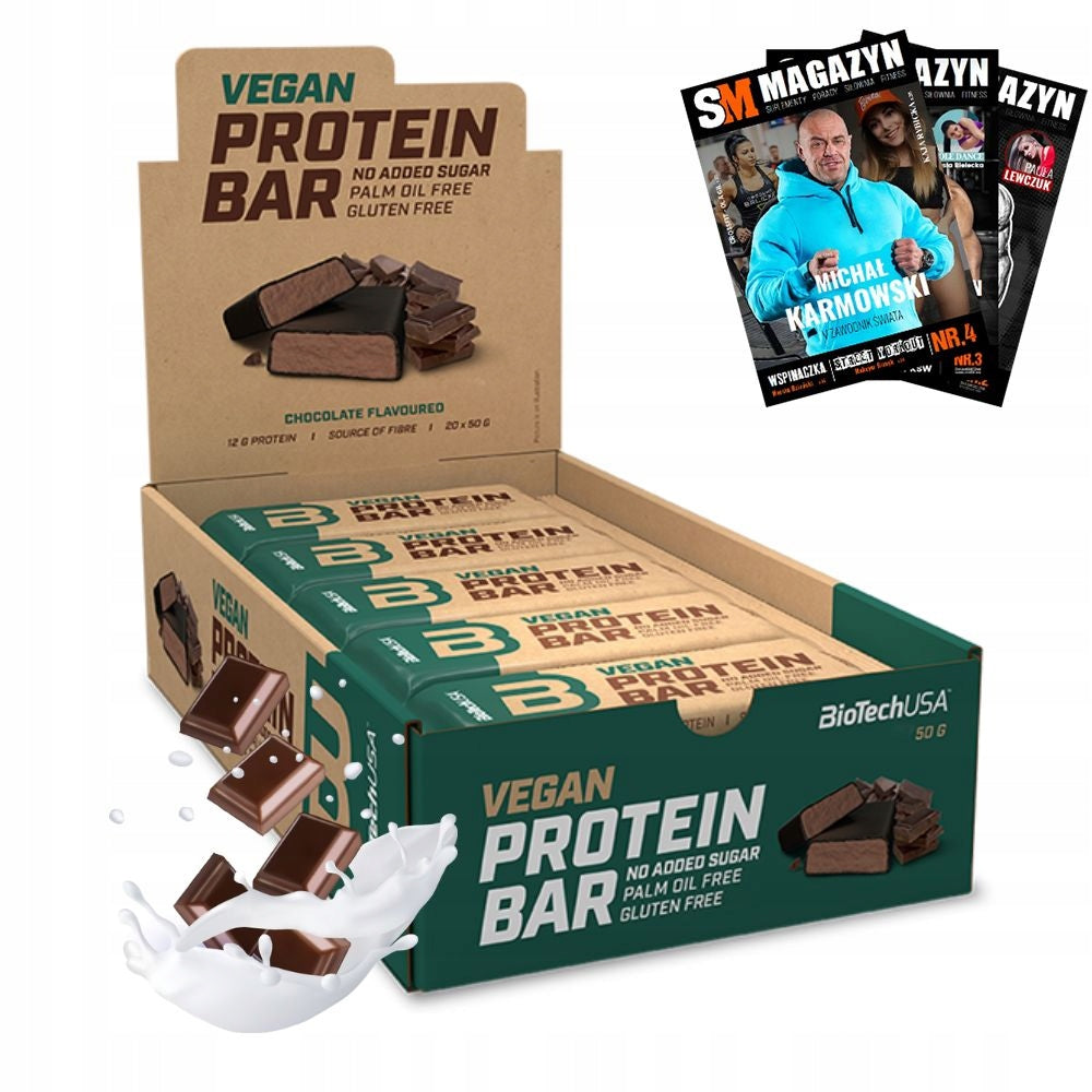 BIOTECH VEGAN PROTEIN BAR 50G x10