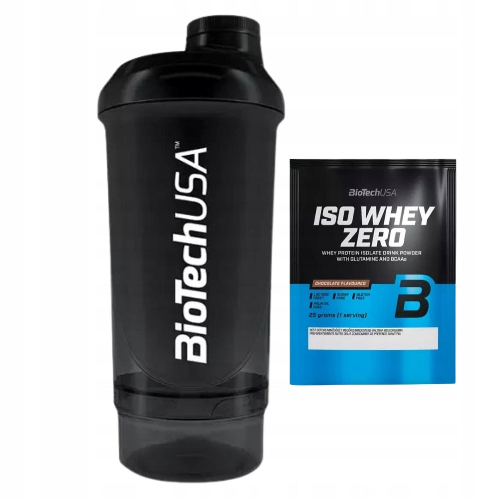 BIOTECH WAVE 600ML SHAKER FOR CONDITIONER SHAKER WATER BOTTLE + PROTEIN SAMPLE
