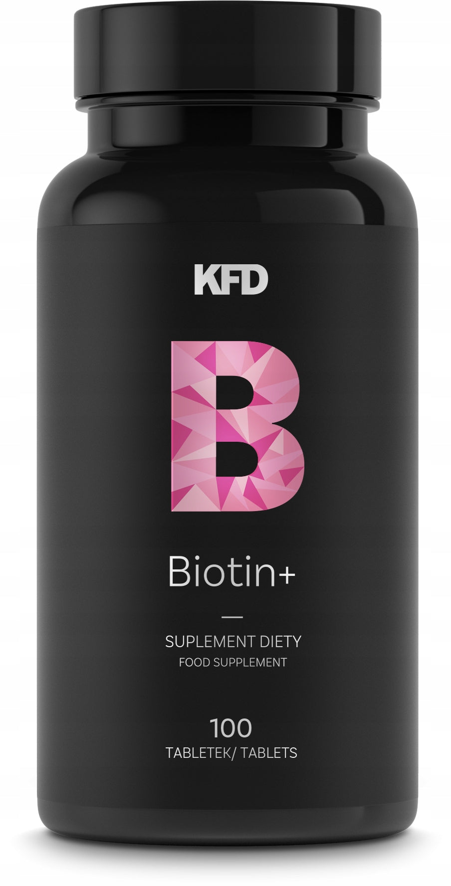 BIOTIN Hair Skin Nails Group B Vitamin Complex KFD Biotin+ 100 Tabs