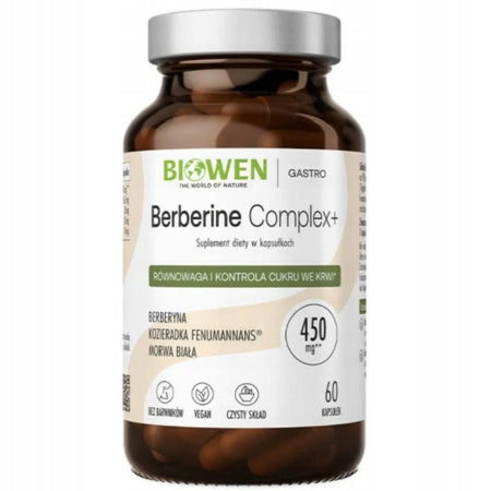 BIOWEN Berberine Complex+ BERBERYNA MORWA FENUGREEK Sugar control