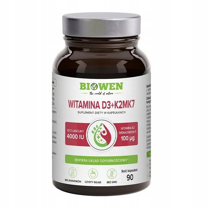 BIOWEN - VITAMIN D3 + K2 90 CAPS