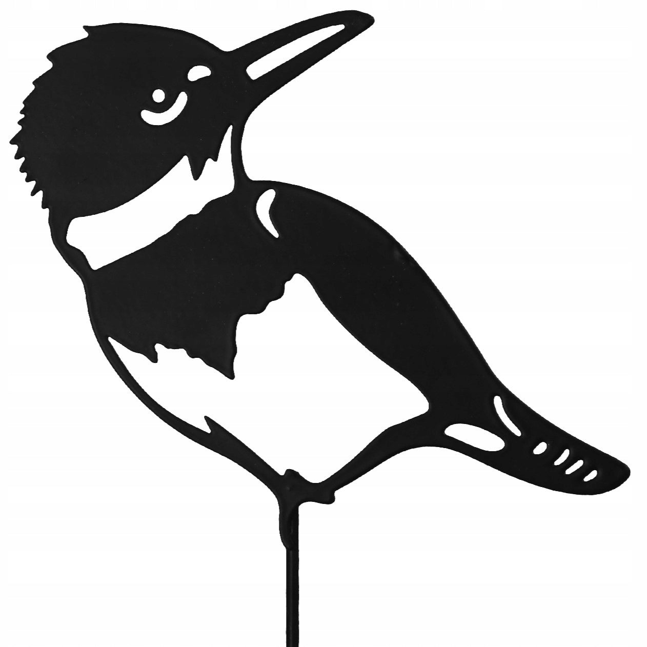 BIRD METAL FIGURINE GARDEN DECORATION DECORATIVE ON PEAK