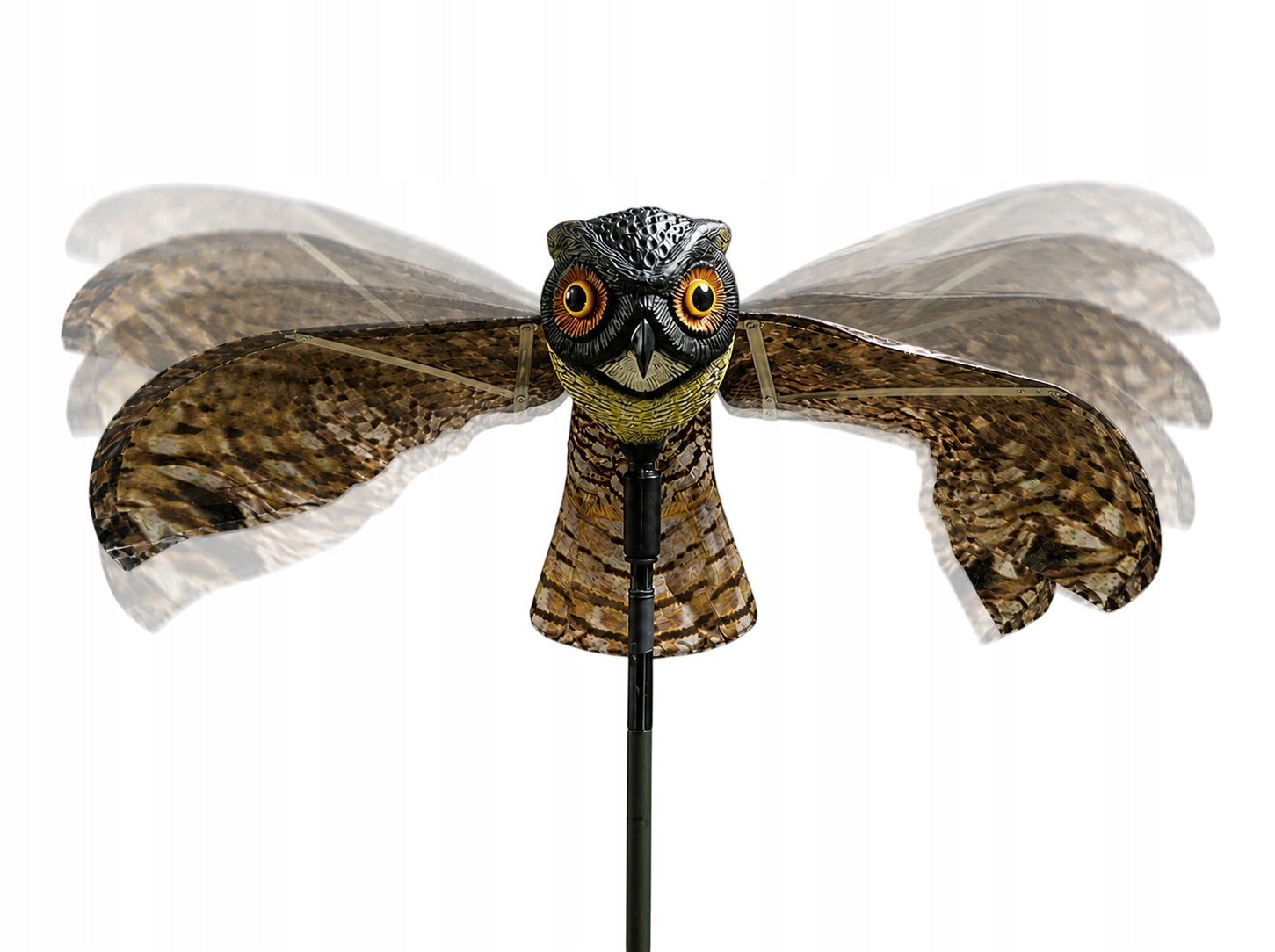 BIRD REPELLENT STARLING PIGEON GULL OWL WITH MOVABLE WINGS EAGLE Brand Leopard