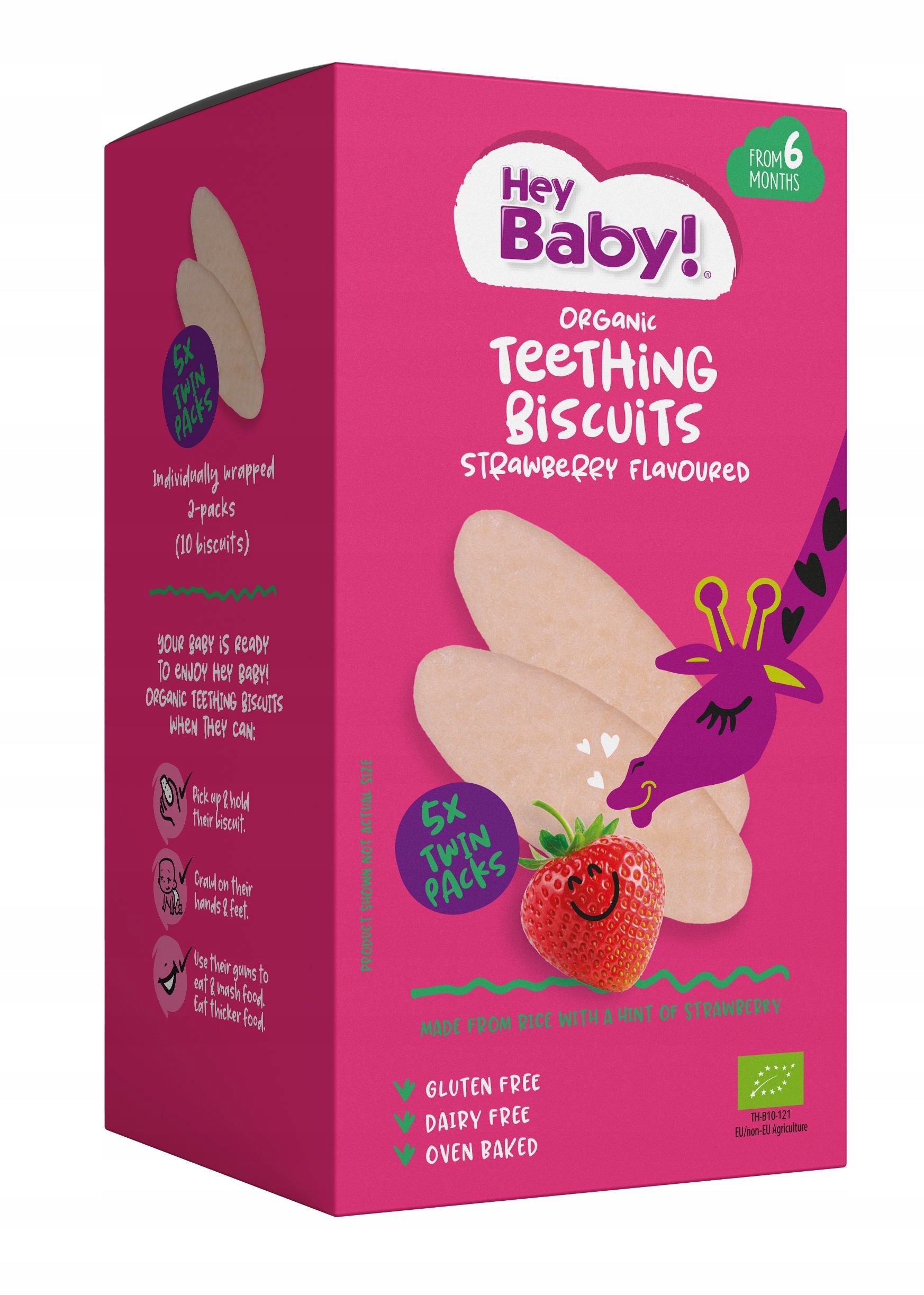 BISCUITS FOR STRAWBERRY TEETHING FROM 6 MONTHS BIO 21G Manufacturer code 6009888550793