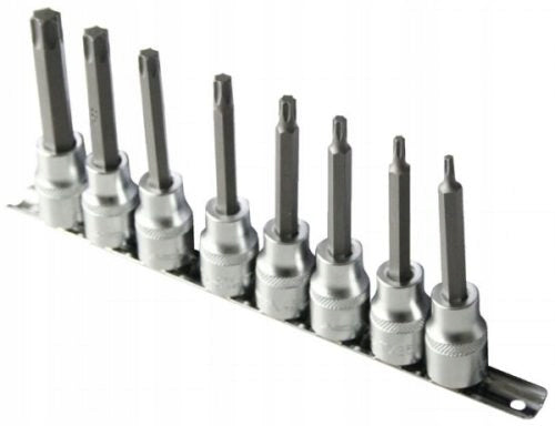 BIT SET-8 1/2'' S TORX CAPS LONG 1/2'' ASTA
