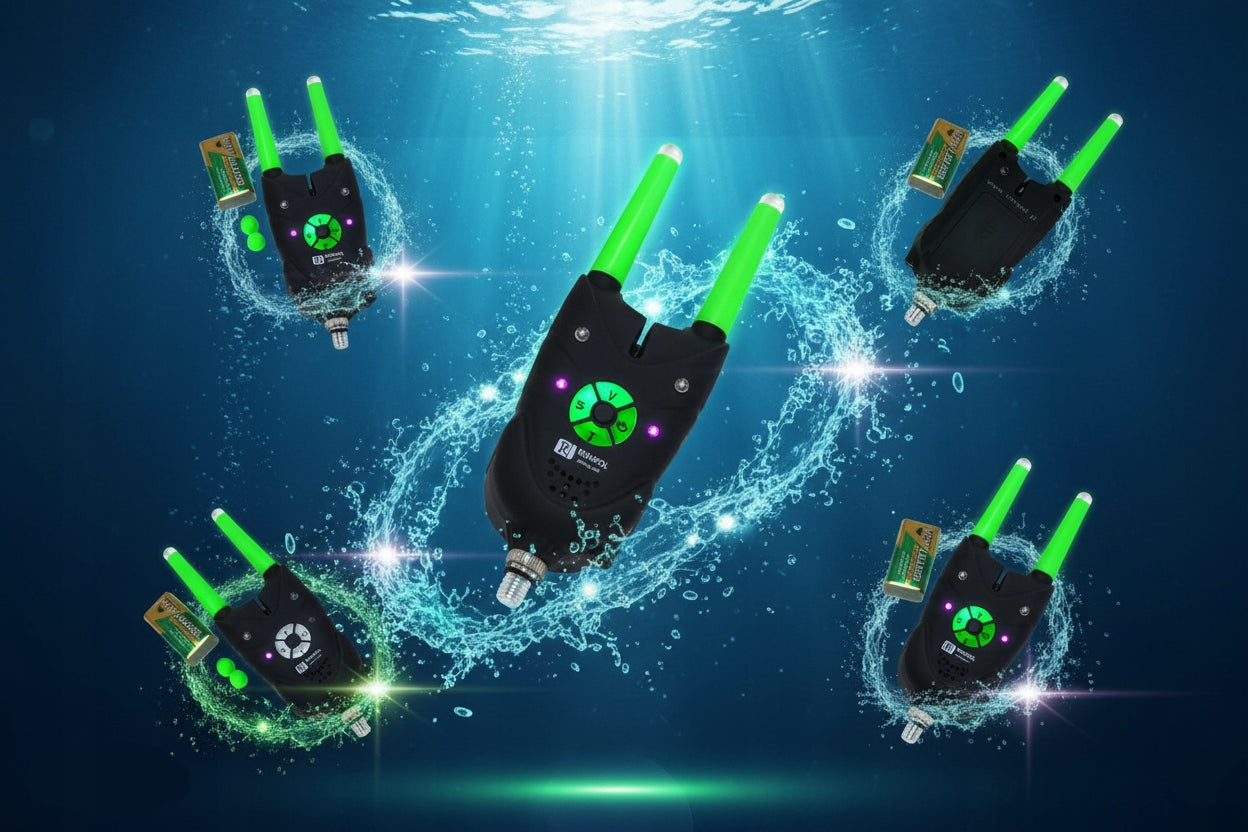 BITE ALARM WATERPROOF TWILIGHT SENSOR LED STABILIZERS 320052