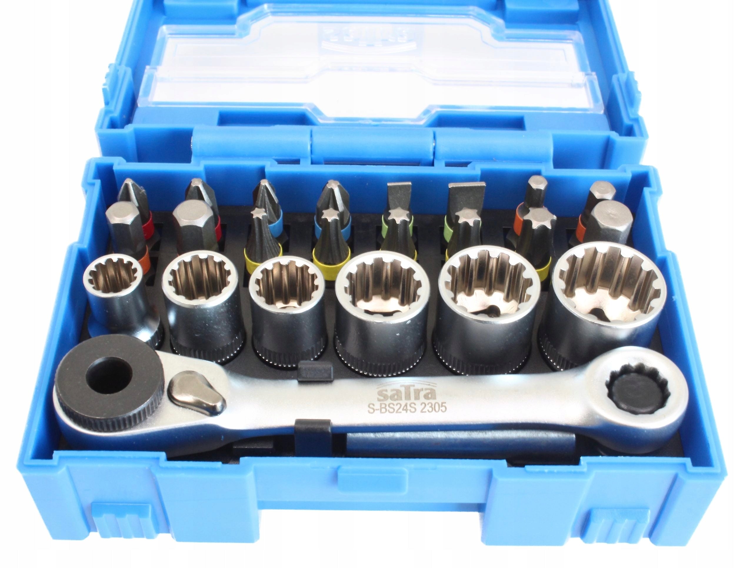 BITS AND CAPS VARIO-PLUS 1/4” WITH RATCHET 24 EL SATRA S-BS24S
