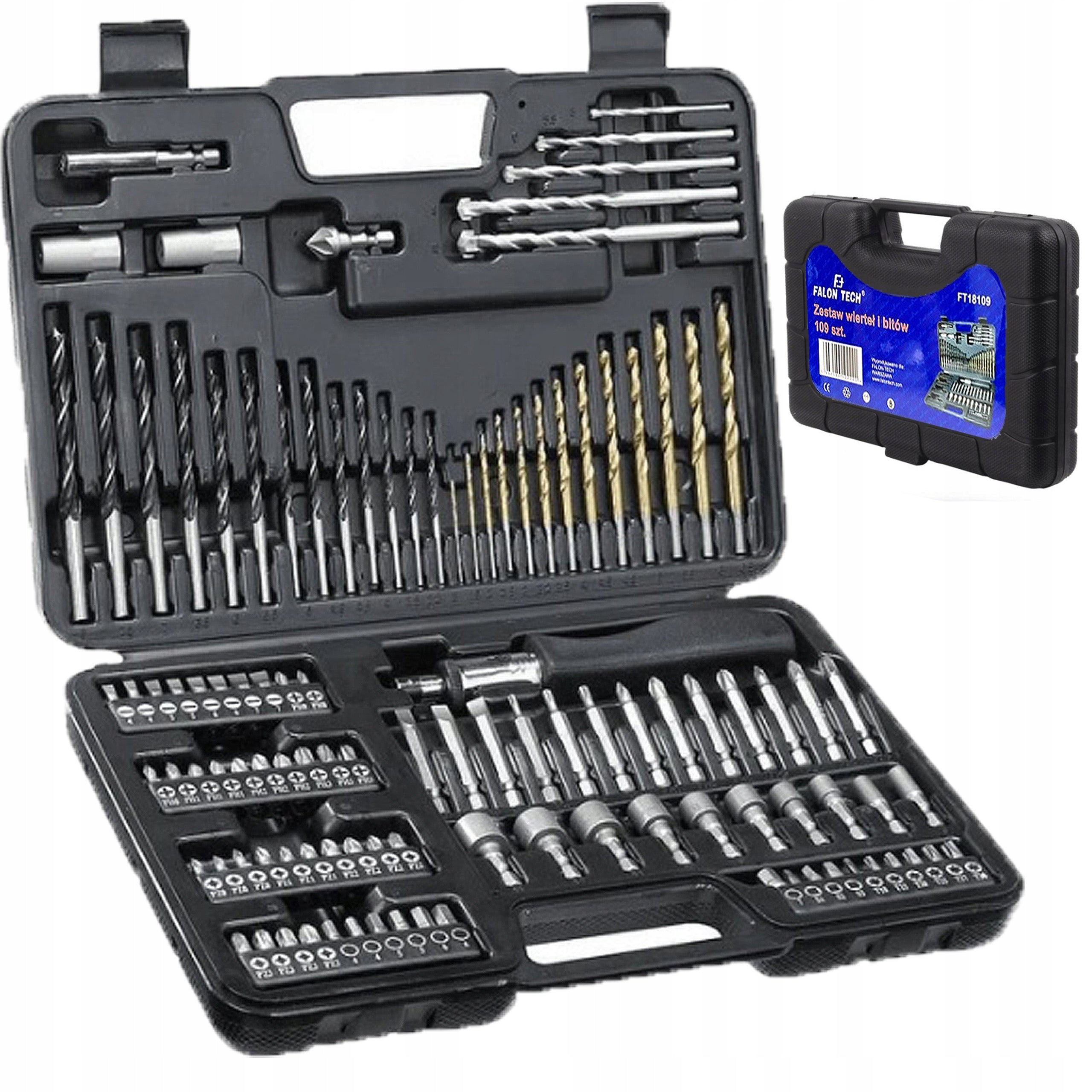 BITS DRILL BITS WOOD METAL CAPS DRILL BIT SET FOR SCREWDRIVER SUITCASE 109el
