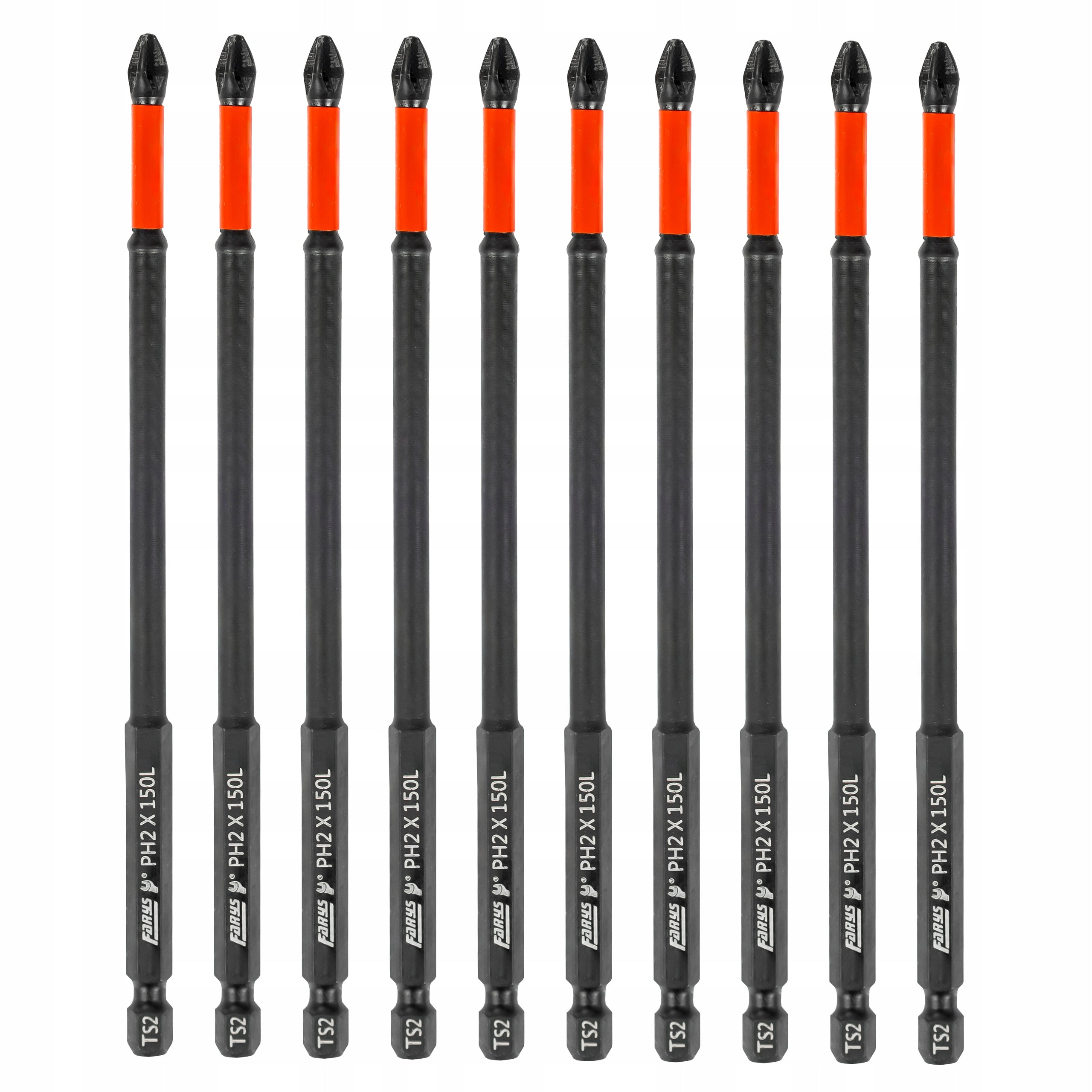 BITS PH2 150 mm MAGNETIC S2 10 PCS FOR LONG PROFESSIONAL SCREWDRIVER EAN (GTIN) 5906492993477