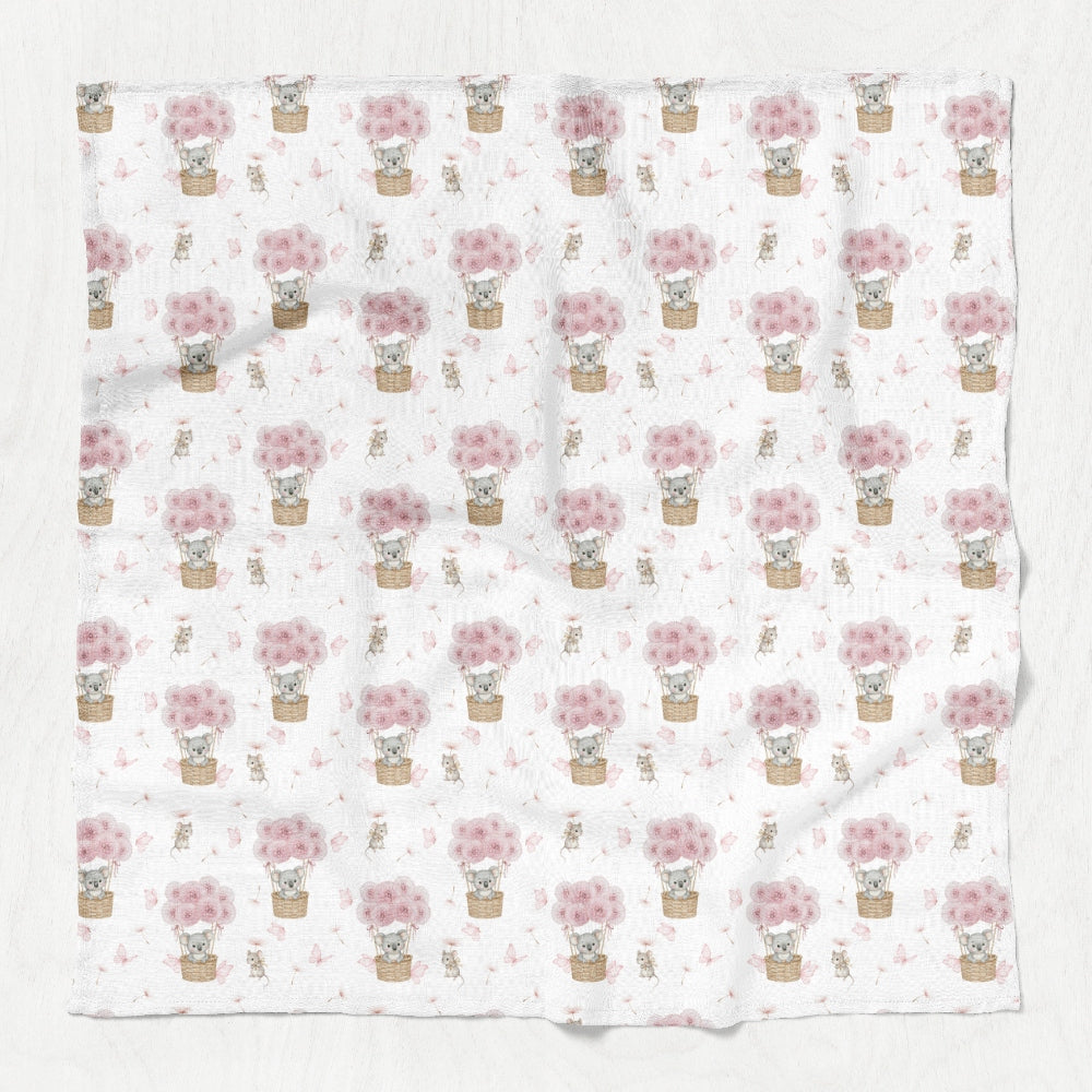 BL322 BAMBOO DIAPER 110X110 KOALAS/BLOWERS Brand Bocioland