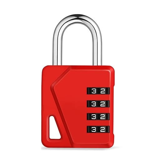 BLACK 4 DIGIT COMBINATION PADLOCK FOR SCHOOL CABINET 2 PIECES STEEL Brand no brand