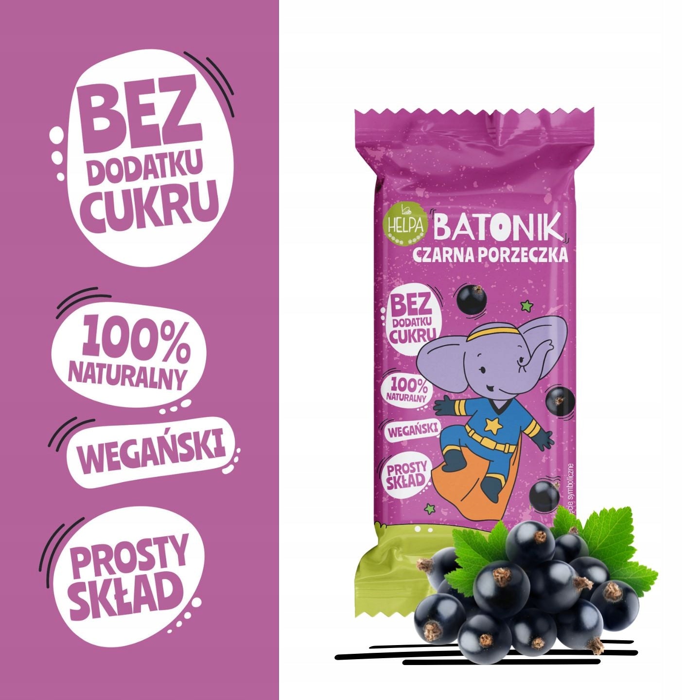 BLACK CURRANT BAR 20 g Helpa Manufacturer code 5904257043436