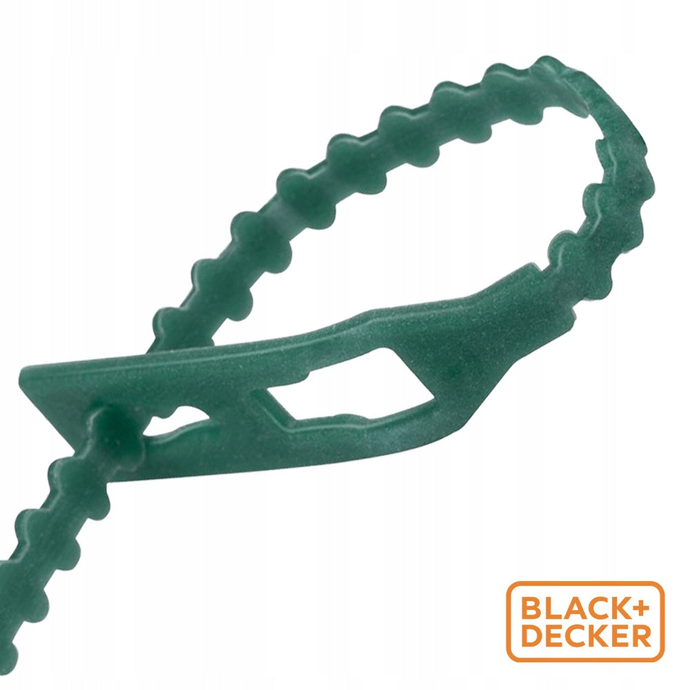 BLACK DECKER 13CM CLAMPS FOR STEM SHOOT FLOWER PLANTS 100 PCS. Brand Black+Decker