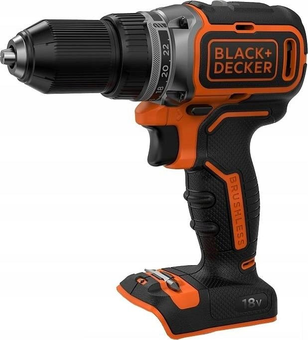 BLACK+DECKER Aku bezuhlíkový vrtací šroubovák 18V, bez aku BL186N
