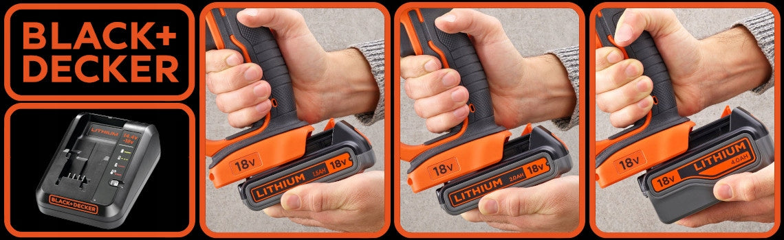 BLACK DECKER Lithium-ion battery 18V 4.0Ah BL4018 EAN (GTIN) 5035048560044