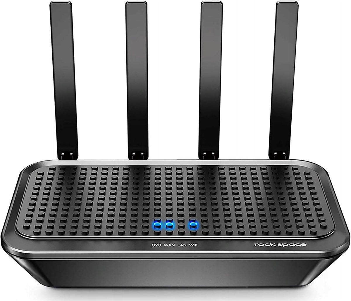 BLACK WIFI ROUTER AC2100 2033 Mbps ROCK SPACE